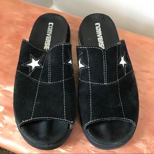 converse suede one star sandals